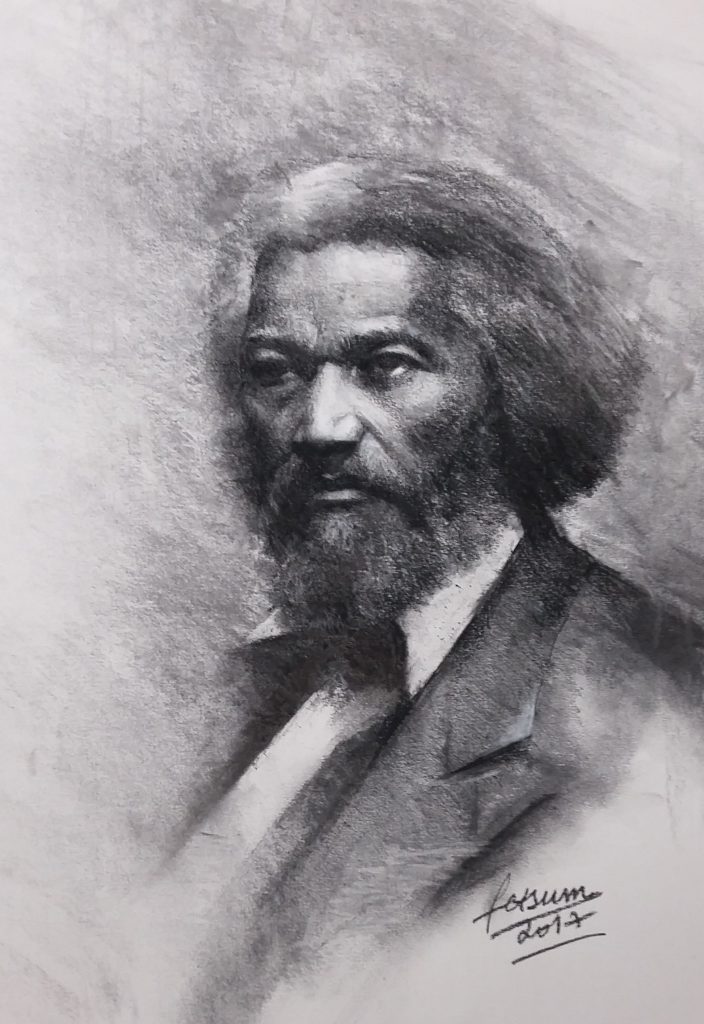 Charcoal: Frederick Douglass