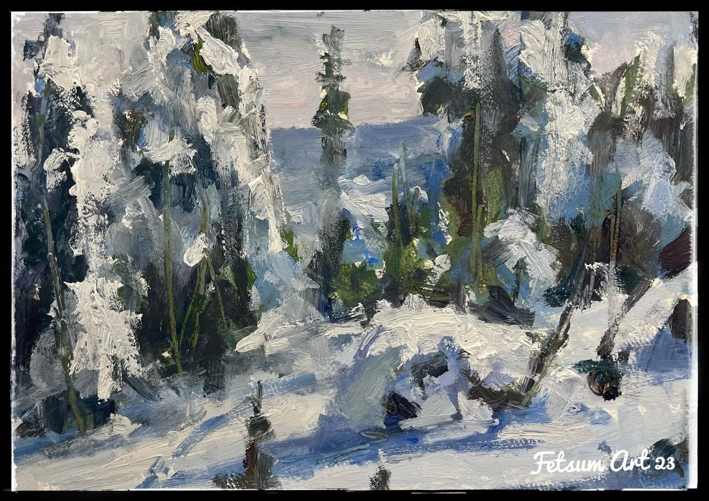 Type 2 Dessert oil painting on Paper 2023 Fetsum W. Teclemariam